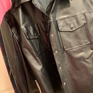 Men's Black Leather Jacket
